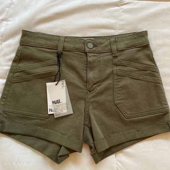 PAIGE Pants - Paige Jimmy Jimmy Olive Utility Short [25]